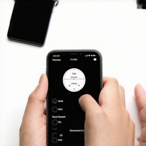 Tech-savvy weight maintenance tools Person tracking weight and health metrics with smartphone and digital scale