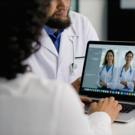 Doctor and patient consulting online about prescription weight loss medications