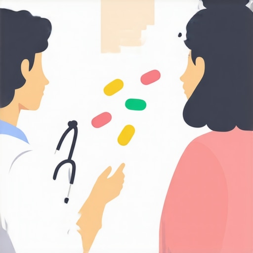 Doctor discussing weight loss medications with patient in clinic