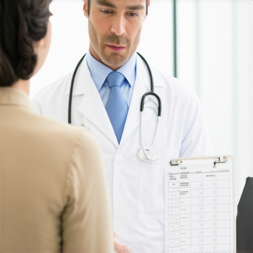 Personalized Weight Loss Consult Doctor discussing prescription weight loss options with a patient.