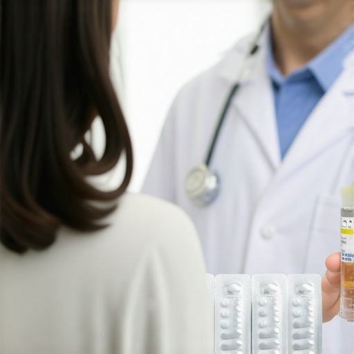 Doctor explaining prescription weight loss injections to a patient.