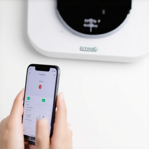 Person using smartphone and smart scale to monitor weight and food intake for weight loss.